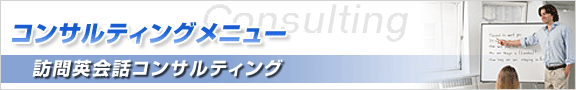 コンサルティングメニュー 訪問英会話コンサルティング